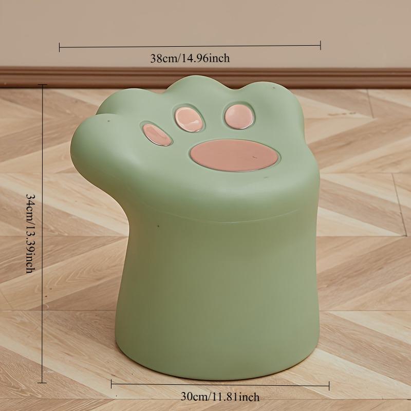 Cute Cat Claw Footrest Stool Modern Simplicity Home Furniture Living Room Bedroom Cream Style Plastic Stool Furniture Decoration 43060₽