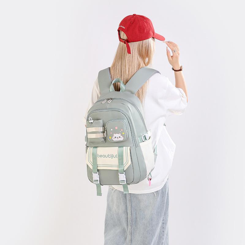 New Style Trolley Schoolbag for Primary School Students  Boys  Girls  Children  Middle School Students Can Climb Stairs with Large Capacity