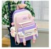 Schultasche Fünfteilige Schultasche für weibliche Grundschüler Campus klein frisch große Kapazität Mittelschule High School Rucksack Belastung