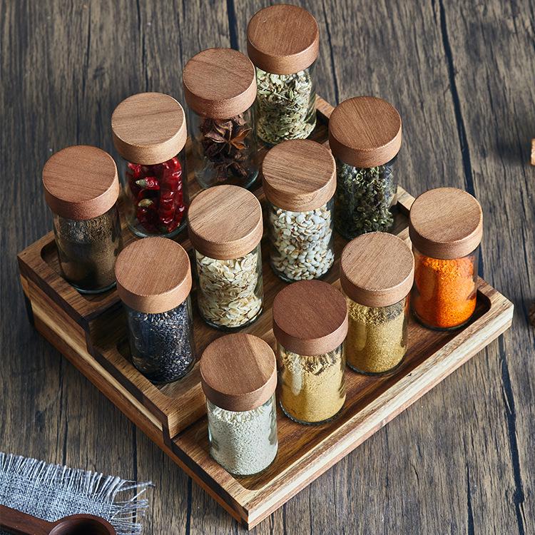 120ml Glass Spice Jars Set: Ideal for Cumin, Chili Powder, and More