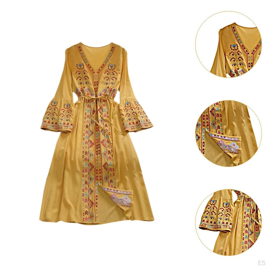 Women Dress Bohemian Beach Vacation for Beachwear Holidays Commuting Daily