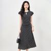 French Retro Slimming Polka Dot Dress - Women's Fashion