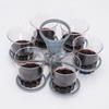 Creative Party Folding 6 Cups Holder Portable Rotating Coffee Drinking Bottles Bracket KTV Handheld Cocktail Wine Storage Rack