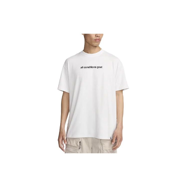 Nike ACG Dri-FIT Letter Embroidery Animal Pattern Quick-Dry Printed Crew Neck T-Shirt Men Tops Mountain-White FV3493121
