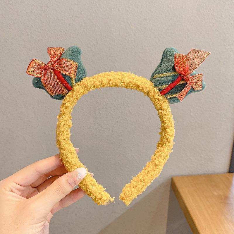 Serre-tête à bois de Noël pour enfants - Accessoire festif pour les fêtes