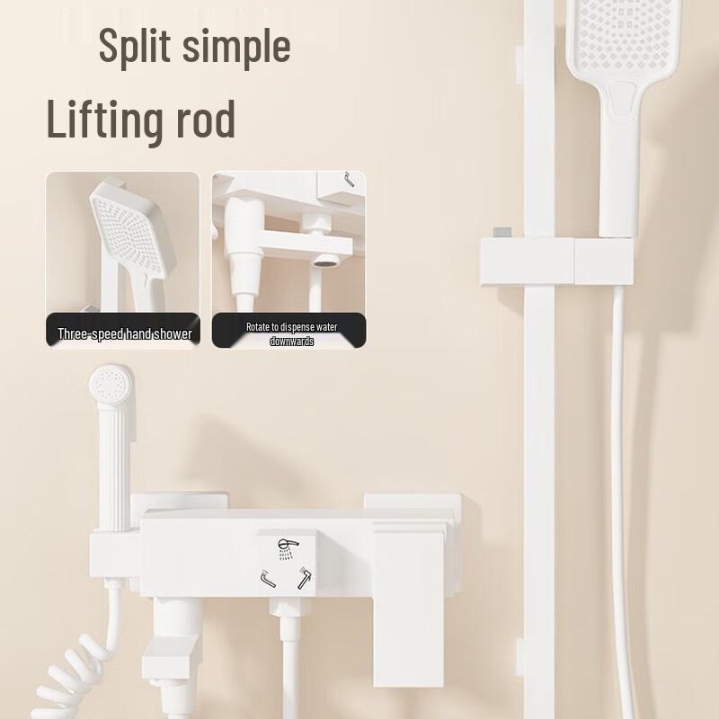 Smart Thermostatic Shower System with Digital Display