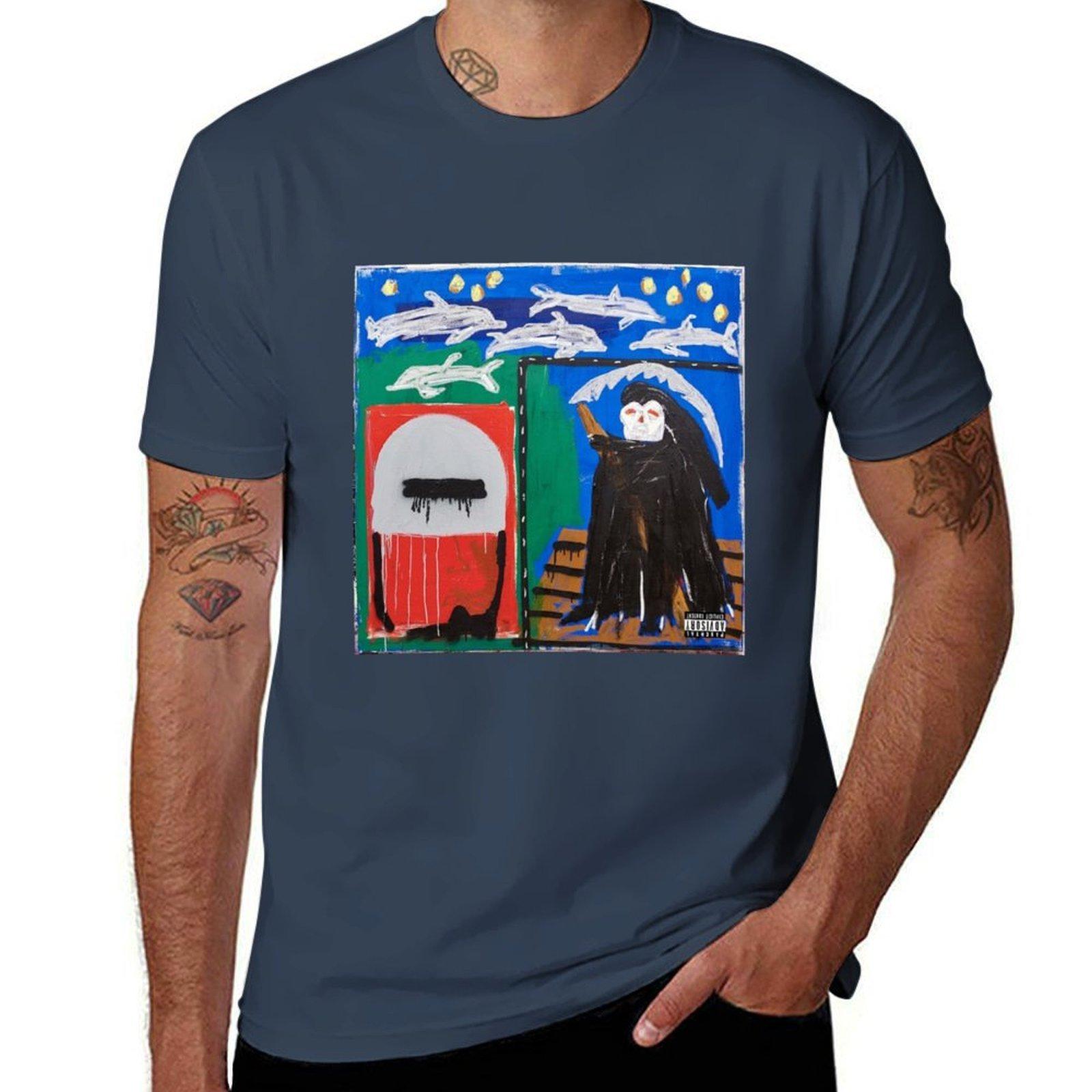 Action Bronson  Only for dolphins Art Print TShirt Performance Dry Fit TShirt S