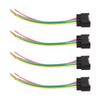 4 Stück Zündspulen Pigtail Stecker Kabelbaum Kit 4 Pins Ersatz für Camry Corolla Highlander
