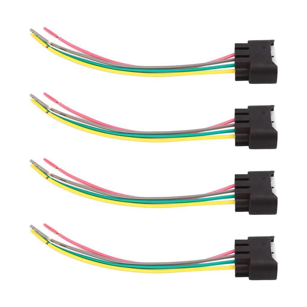 4 Stück Zündspulen Pigtail Stecker Kabelbaum Kit 4 Pins Ersatz für Camry Corolla Highlander
