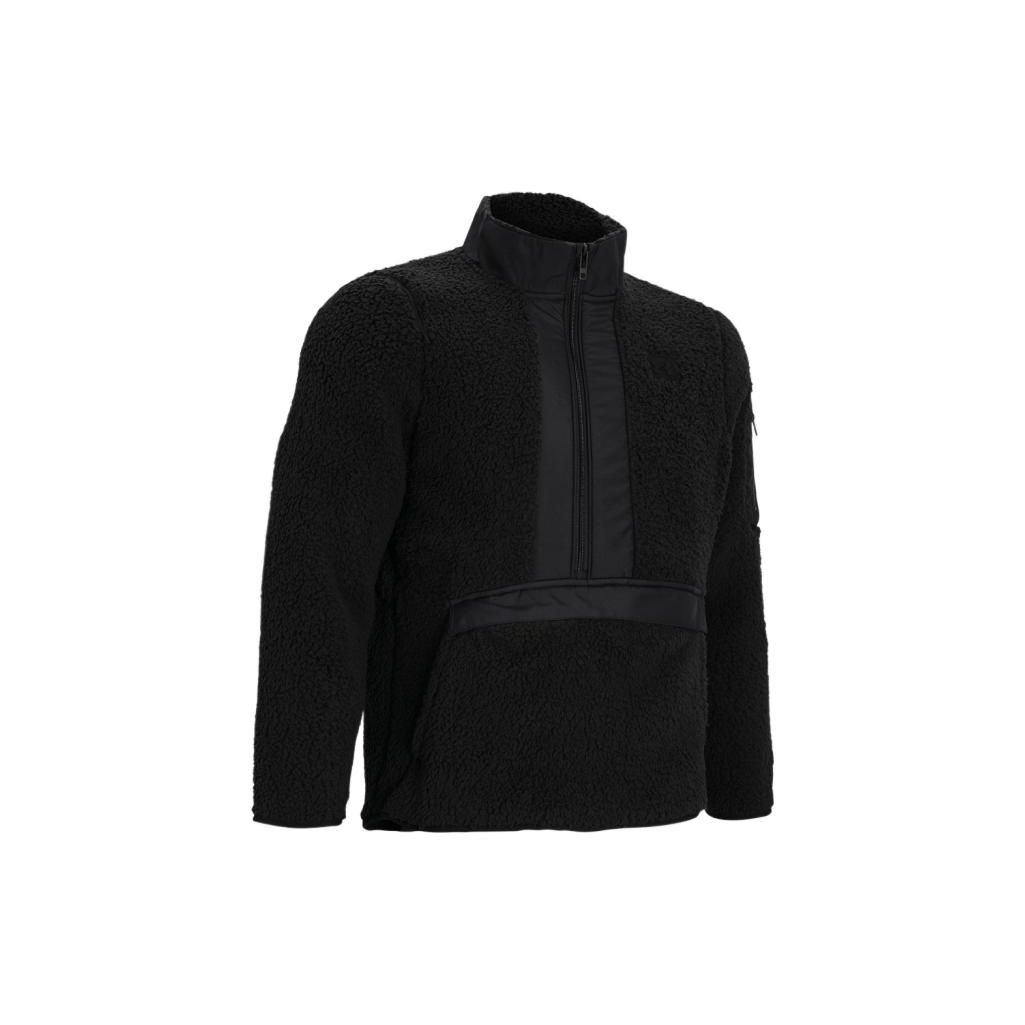 

Under Armour Однотонный логотип, узор, этикетка, молния, флис, воротник-стойка, свитер, длинный рукав, мужская толстовка, черная 1373847-001 S