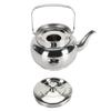 Stainless Steel Teapot with Removable Filter Metal Tea Kettle Coffee Table Serving Pot for Home Hotel Restaurant