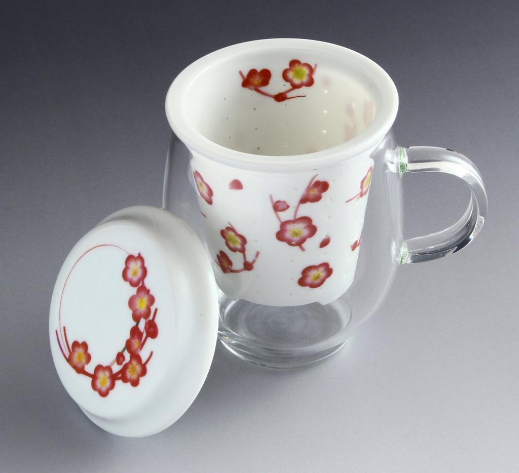 Toyo Ceramics Stylish Mug, February, Plum Blossom