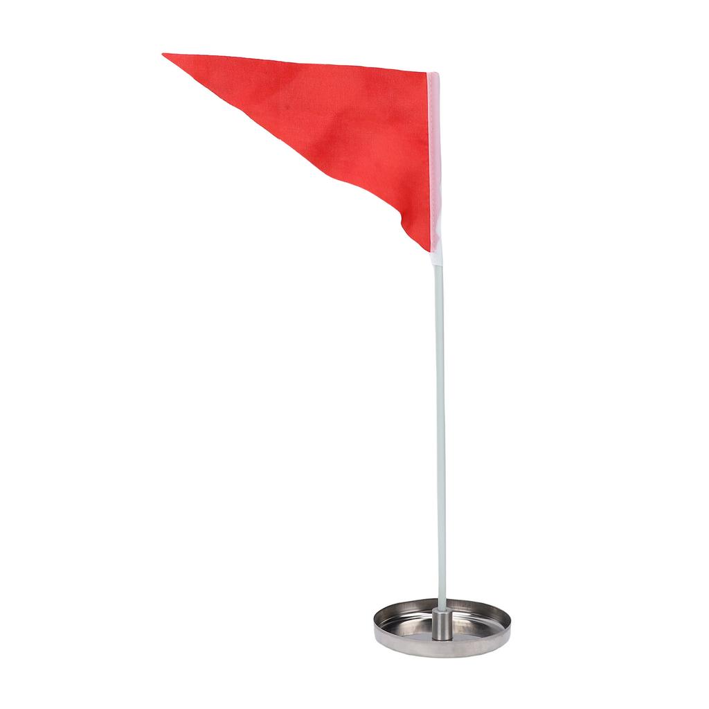 Flag Hole Cup Set for Putting Green Stainless Steel Hole Cup with Flagstick Training Supplies