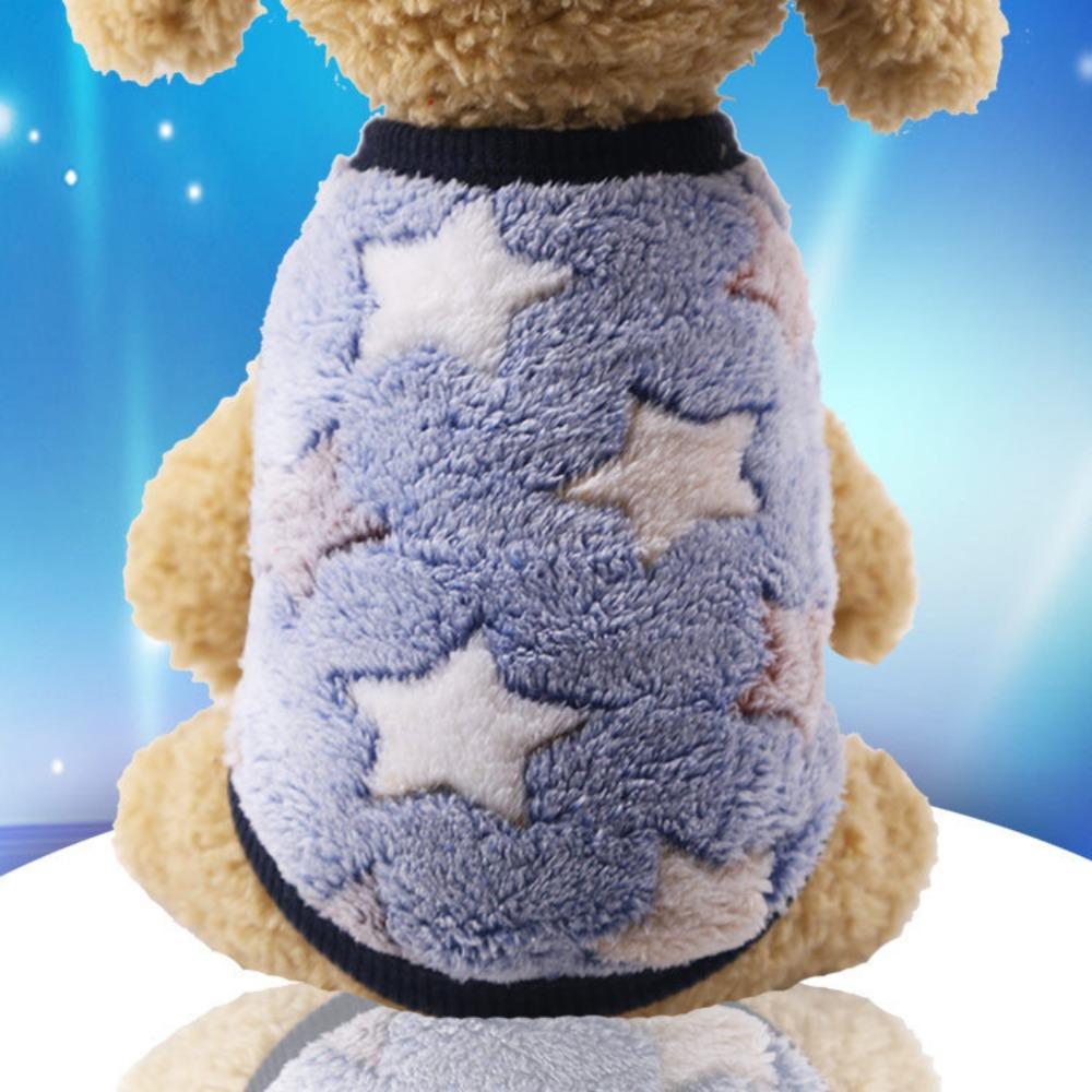 Flannel Warm Teacup Dog Milk Dog Dog Cat Teddy Clothes Vest Pet Supplies