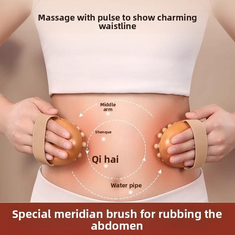 1PC Body Anti Cellulite Brush Soothing Wooden Essential Oil Spa Air Cushion Massage Hair Comb Scalp Massage Brush Body Massager