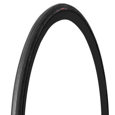 GORIX 700c Bicycle Tires for Road and Cross Bikes Slick Clincher Tires (Passion) (Black, 28c)