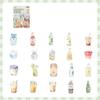 20pcs PET Stickers for Notebooks Phone Stickers Scrapbooking Supplies DIY Junk Journals Decor Stickers
