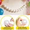Grote nep-parelslinger voor bruiloftsachtergrond DIY Kralen Wandhanger Feest Kunstparels Kralenslinger Witte Bolhanger