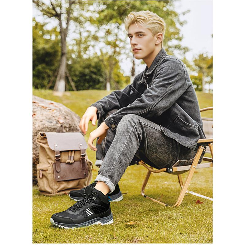 Winter Boot Men Outdoor Hiking Boots Suede High Top Trekking Men Rainproof Tactical Combat Military Boots Mountain Climbing for Men&women