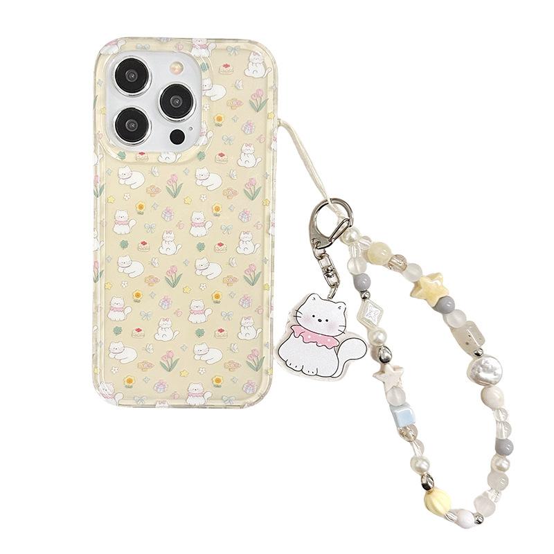 Kasuga für Apple West Highland Ständer für Für IPhone 16 Handyhülle Transparentes IMD Weicher Rahmen für IPhone13