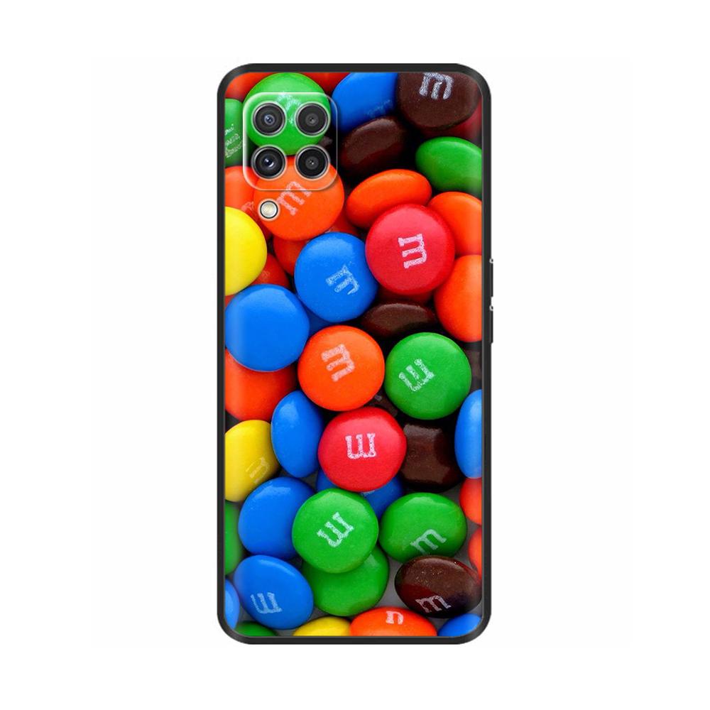 Per Samsung Galaxy A12 Custodia Verniciata Morbido Silicone Liquido Protezione Fotocamera Copri Telefono Per Samsung M12 F12 A 12 Galaxy M12 Fundas