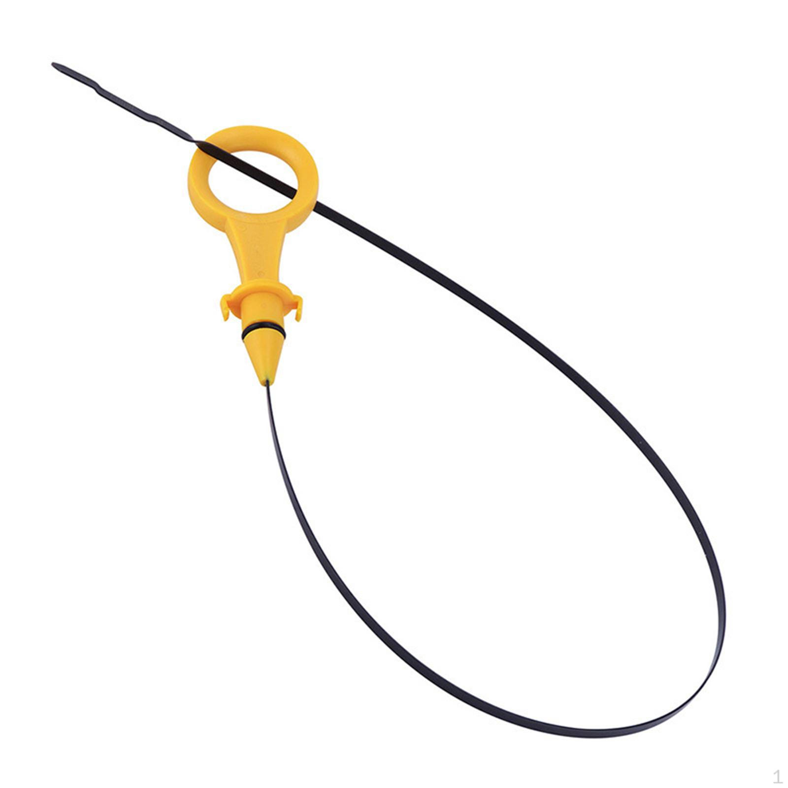 Engine Oil Level Indicator Dipstick Automotive Replacement 06J115611F with Yellow Handle for A4L
