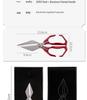 Guanglong Stainless Steel Kitchen Shears for Cutting Chicken, Duck, Goose Bones - Large, Sharp, and Strong.