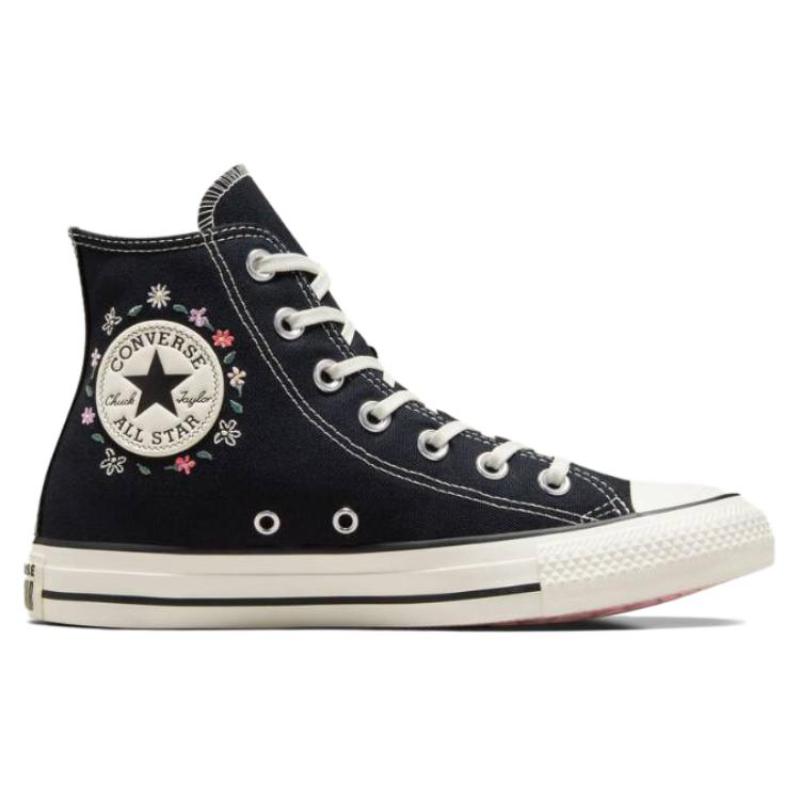 Converse Chuck Taylor All Star Versatile & Comfortable Durable & Lightweight High Top Espadrilles Women's Black & White