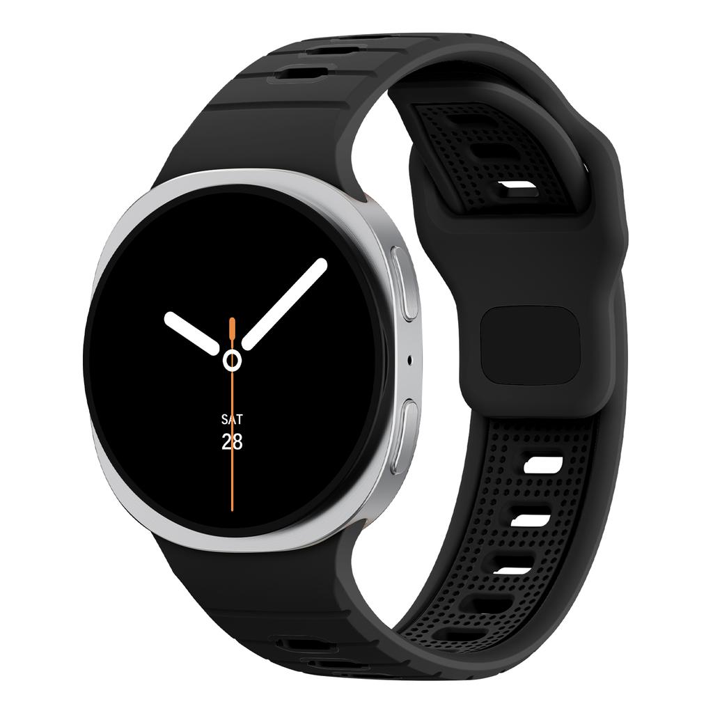 Two-Tone band for Samsung Galaxy Watch 8 strap 40mm 44mm 46mm sport silicone Breathable Bracelet correa Galaxy Watch 8 classic
