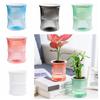 Wear-resistant Imitation Glass Flower Pot Safety Lazy Hydroponic Flower Pot  Desktop