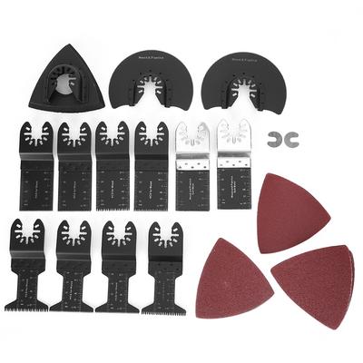25 Stück Set Hochelastischer Stahl Sägeblätter Zimmermann Holzbearbeitungswerkzeug Schwarz Multifunktion