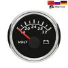 ELING Newest Waterproof Universal 52mm (2") Voltmeter Volt Gauge Meter  with Red Backlight for Car Boat Yacht Truck