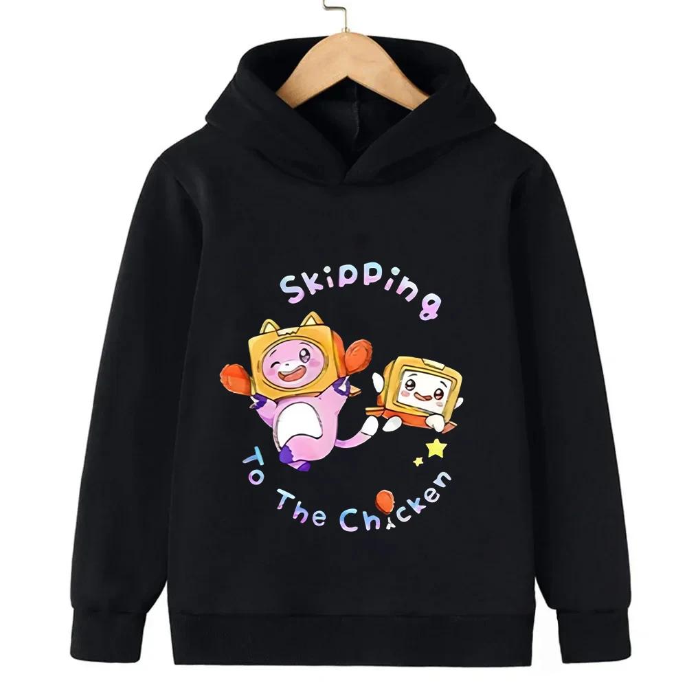 Spring Autumn Children Hoodie Cartoon Print Baby Boy Clothes Funny Streetwear Kids Clothes Girls Long Sleeve Sweatshirt Pullover
