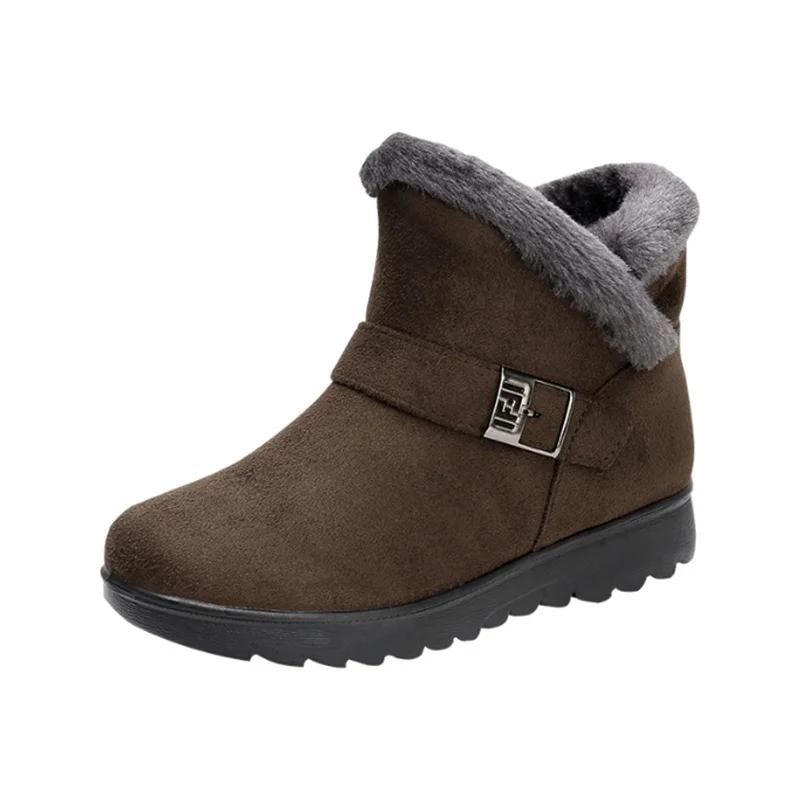 Fashion Women Boots Snow Plush Women Shoes Platform Boots For Women Fashion Keep Warm Women's Boots Flat New Botas Mujer Winter Shoes
