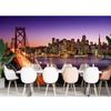 Bridge Wallpaper City Night View Mural Wall Decoration Large Wall Mural Living Room Bedroom Wallpaper