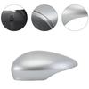 Left Passenger Side Silver Wing Mirror Cover for Ford Fiesta MK7 Vehicles
