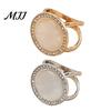 Round Scarf Ring Ring, Sparkling Rhinestone Slide Decorative Holder for Women Neckerchiefs Silk Scarves Shawls Shirts Lightweight