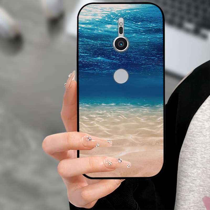 For Sony Xperia XZ2 XZ 4 2 1  Soft Silicone Black Back Shell Phone Cover For Sony XZ1 XZ2 XZ4 Funda Coque Shockproof Cases