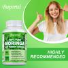 Moringa Capsules, Pure Oleifera Leaf Powder Pills, 1200mg Per Serving, Immune System, Metabolism,  Non GMO