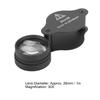 Full Optical Glass Lens 30X Magnifier Illuminated Design Portable Magnifier  Jewelry Inspection