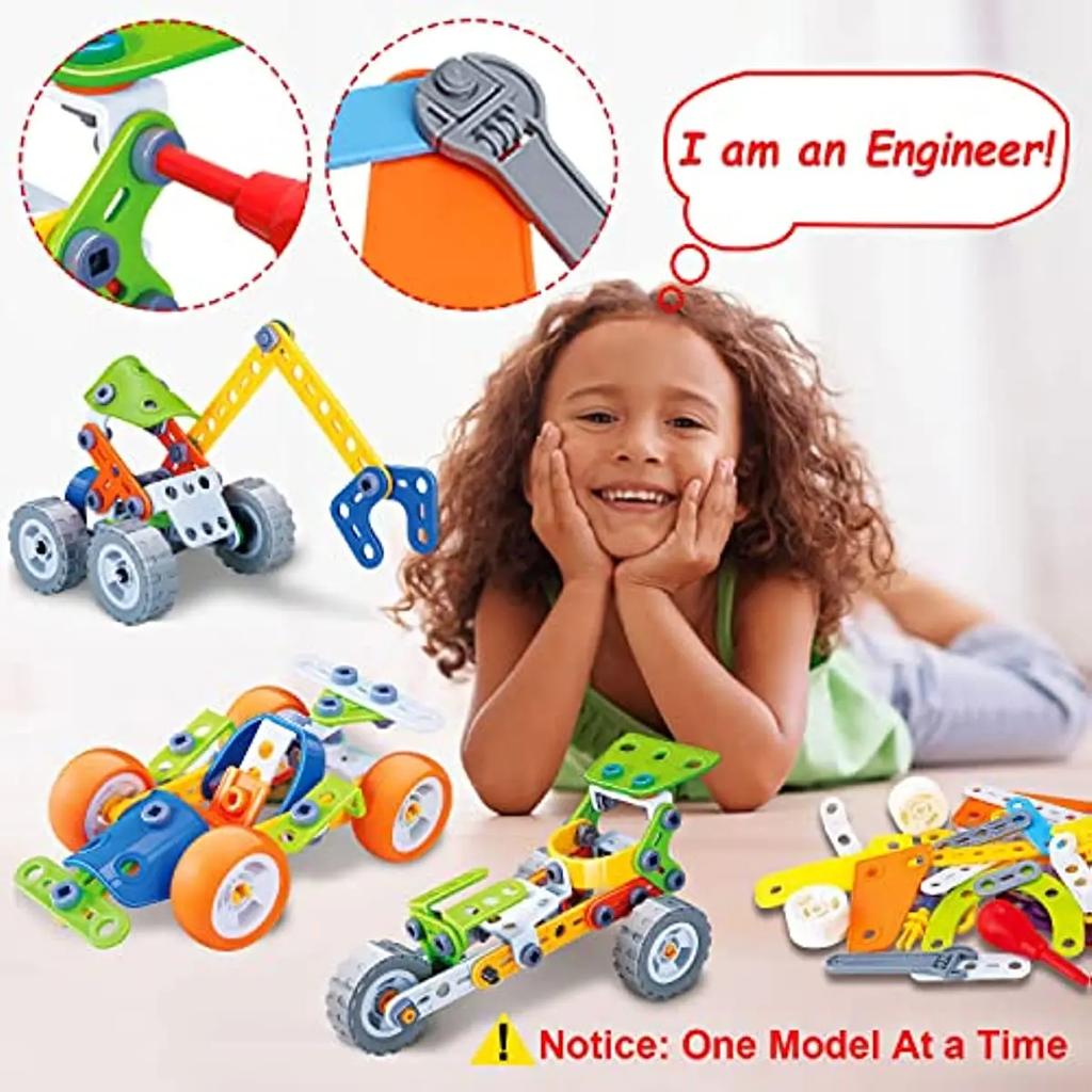 Toys Educational Creative Building Set for 4+ Birthday Gifts STEM Autism Sensory Toy Building Set Learning Games Boys