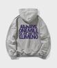 El Oao Oversized Hoodie Gray (Purple)