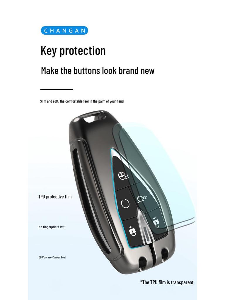 Personalized Car Key Shell: Fits Auchan X5/X7, Creative Interior Decoration