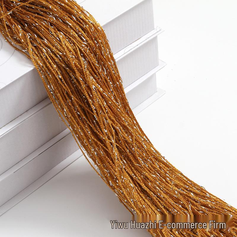3m Wide Encrypted Silver Wire String Curtain with Tassel - Wedding Decoration & Ceiling Ring