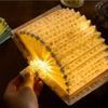 3D Stereoscopic DIY Book Lamp Fan Shaped Art Book Light Material Kit Folding Night Light  Gifts