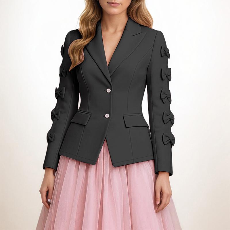 

ZANZEA Женский повседневный кардиган-блейзер с лацканами, свободного кроя, с длинными рукавами, тонкий 4XL чёрный