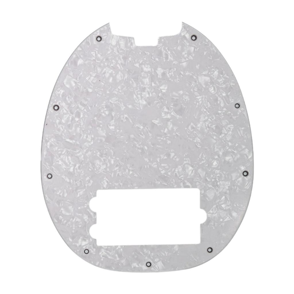 Bass Pickguard 9 Hole Accessory Protection Replacements PVC Bass Guitar Pickguard