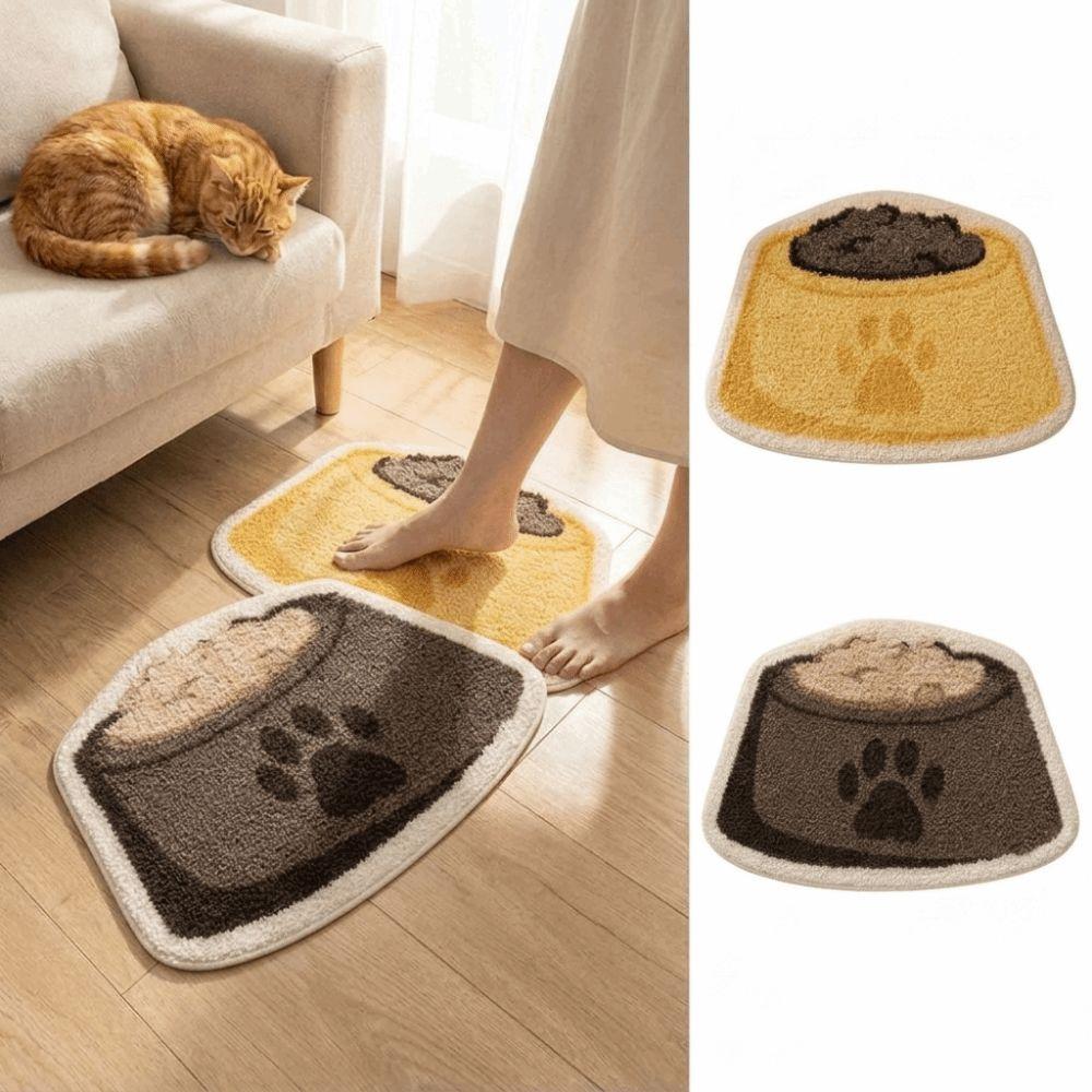 Bound Edge Bathroom Floor Mat Machine Washable Door Mat Flexible Entry Rug  Indoor Entryway
