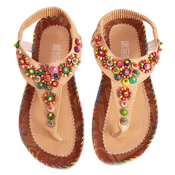 Women's Sandals Summer Bohemia National Flavor Wear-resisting Shoes