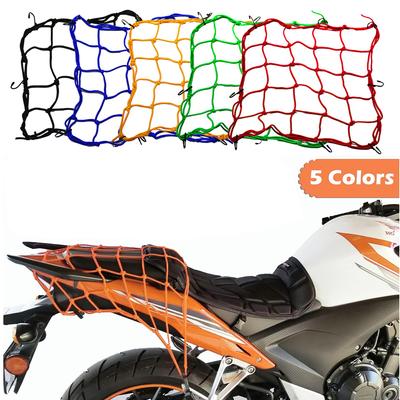 Decorazione universale per casco da motore, maglia da 40*40 cm, decorazione per casco da tasca, maglia per bagagli, maglia per cinghia da tasca, maglia per Honda Suzuki